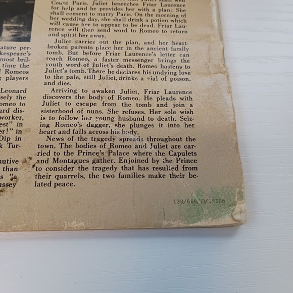 ROMEO & JULIET SOUVENIR MUSIC ALBUM 1969 VINTAGE SHEET MUSIC FRANCO ZEFFIRELLI - Picture 6 of 10